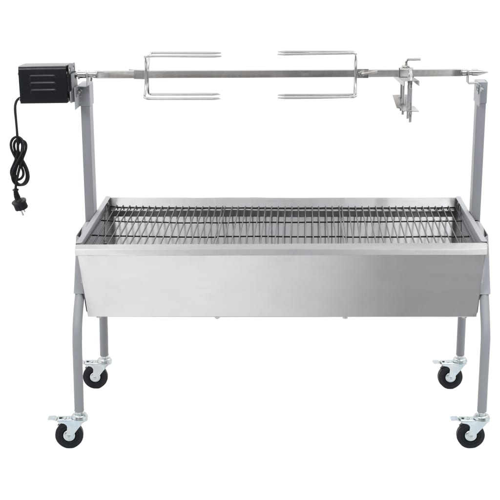 Barbecue Xl A Carbone Con Griglia E Girarrosto Elettrico