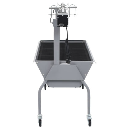 Barbecue Xl A Carbone Con Griglia E Girarrosto Elettrico
