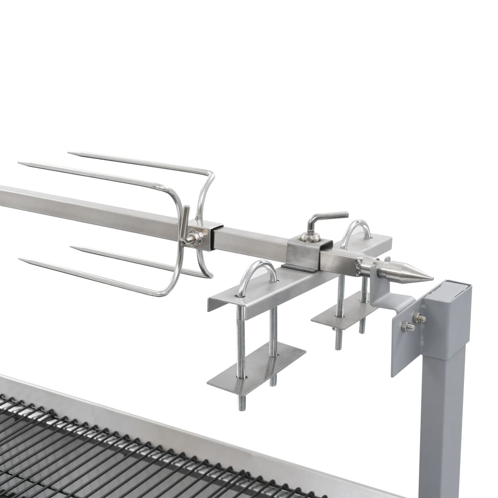 Barbecue Xl A Carbone Con Griglia E Girarrosto Elettrico