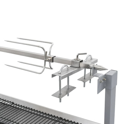 Barbecue Xl A Carbone Con Griglia E Girarrosto Elettrico