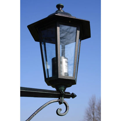 Lampione Da Giardino 3 Bracci 215 Cm /Nero Alluminio