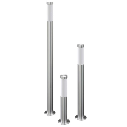 Lampioni Da Giardino 3 Pz Impermeabili In Acciaio Inox