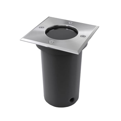 Faretti A Incasso Per Esterno Set 3 Pz Quadrati
