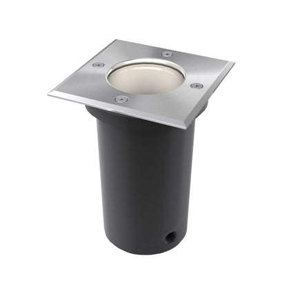 Faretti A Incasso Per Esterno Set 3 Pz Quadrati