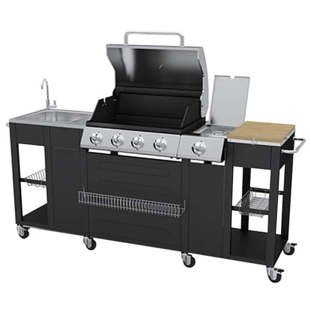 Barbecue Da Cucina Per Esterni Montana 4 Fornelli