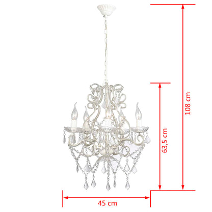 Candelabro Con 2800 Cristalli E14