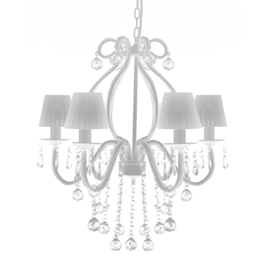 Lampadario Con 2300 Cristalli Bianchi