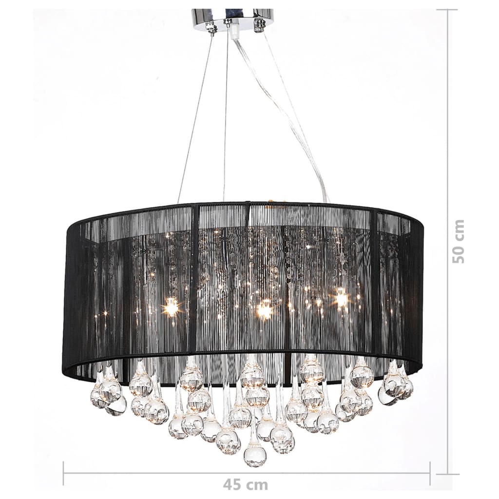 Lampadario Con 85 Cristalli