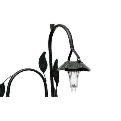 Fioriere Partavasi Supporto In Ferro Battuto E Lampade Led S