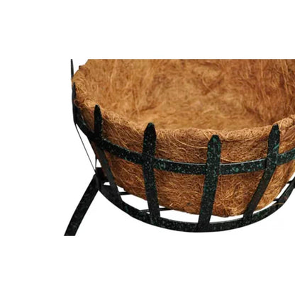 Fioriere Partavasi Supporto In Ferro Battuto E Lampade Led S