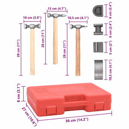 Kit Riparazione Ammaccature 7 Pz Carrozzeria Auto