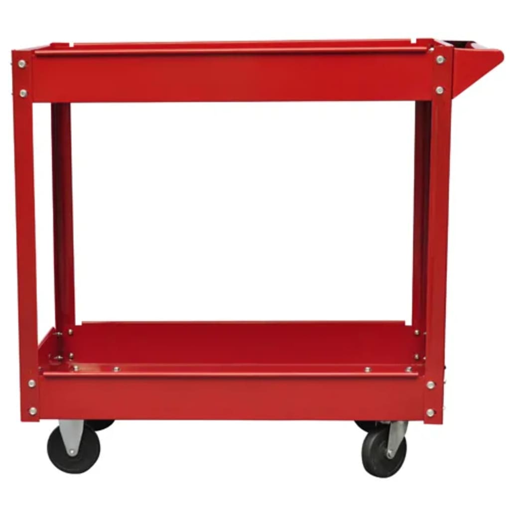 Carrelli Portautensili Da Officina 2 Pz 100 Kg 2 Ripiani