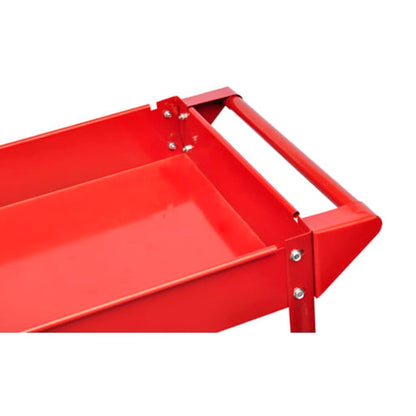 Carrelli Portautensili Da Officina 2 Pz 100 Kg 2 Ripiani