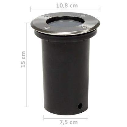 Faretti Carrabili Da Esterno 12 Pz Rotondi