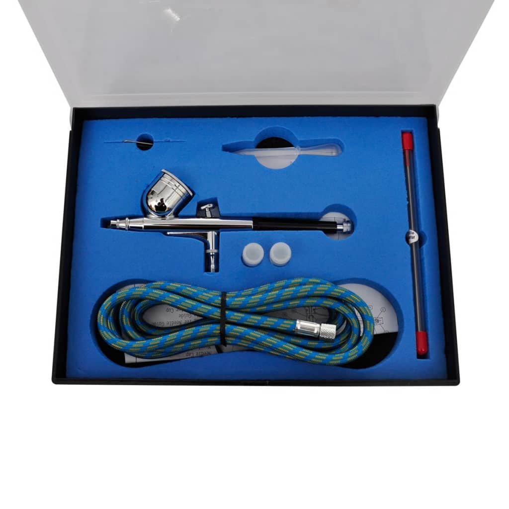 Set Compressore Aerografo Con 3 Pistole