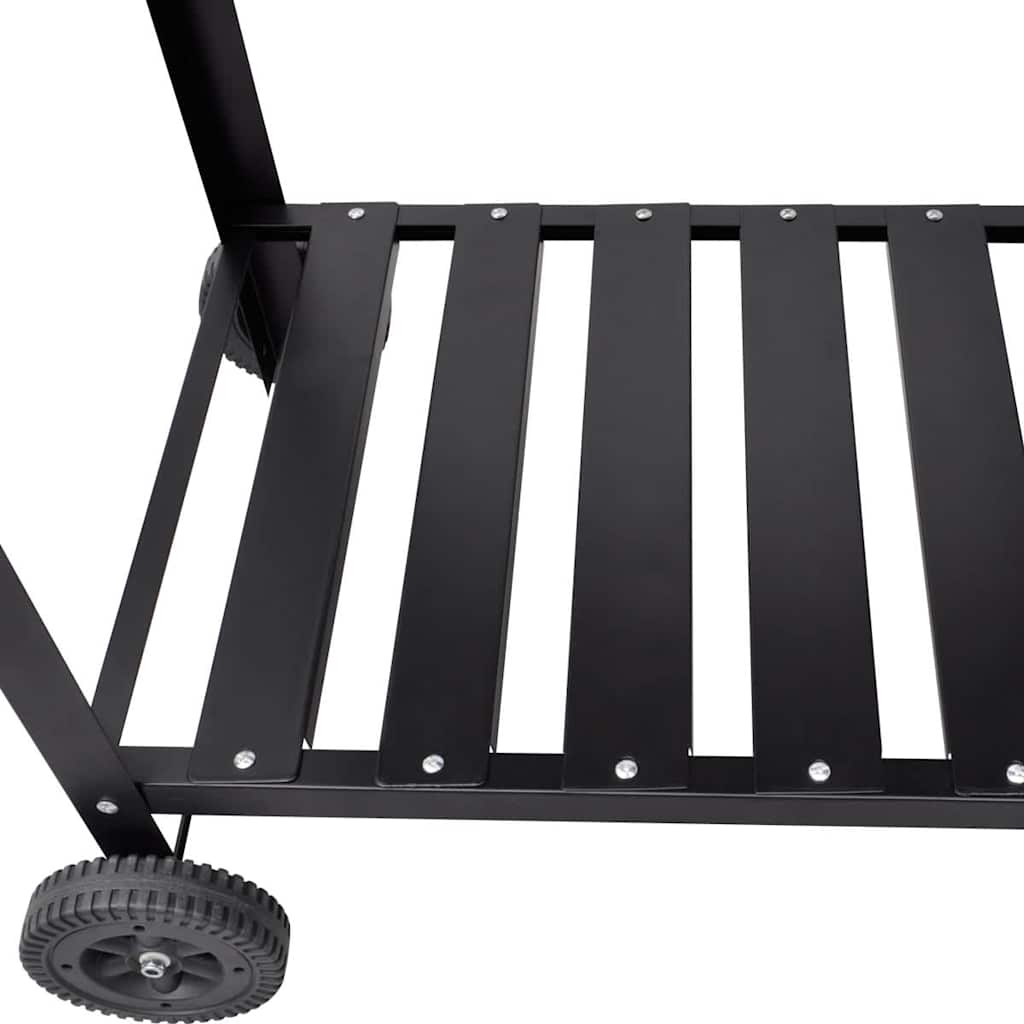 Supporto Per Bbq A Carbonella Con 2 Ruote