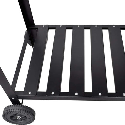 Supporto Per Bbq A Carbonella Con 2 Ruote