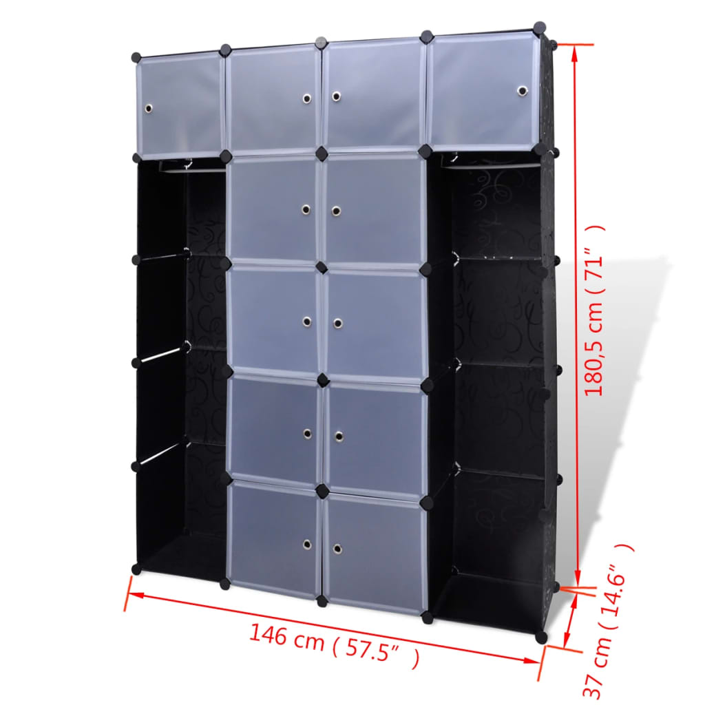 Armadietto Modulare 37X146X180,5 Cm