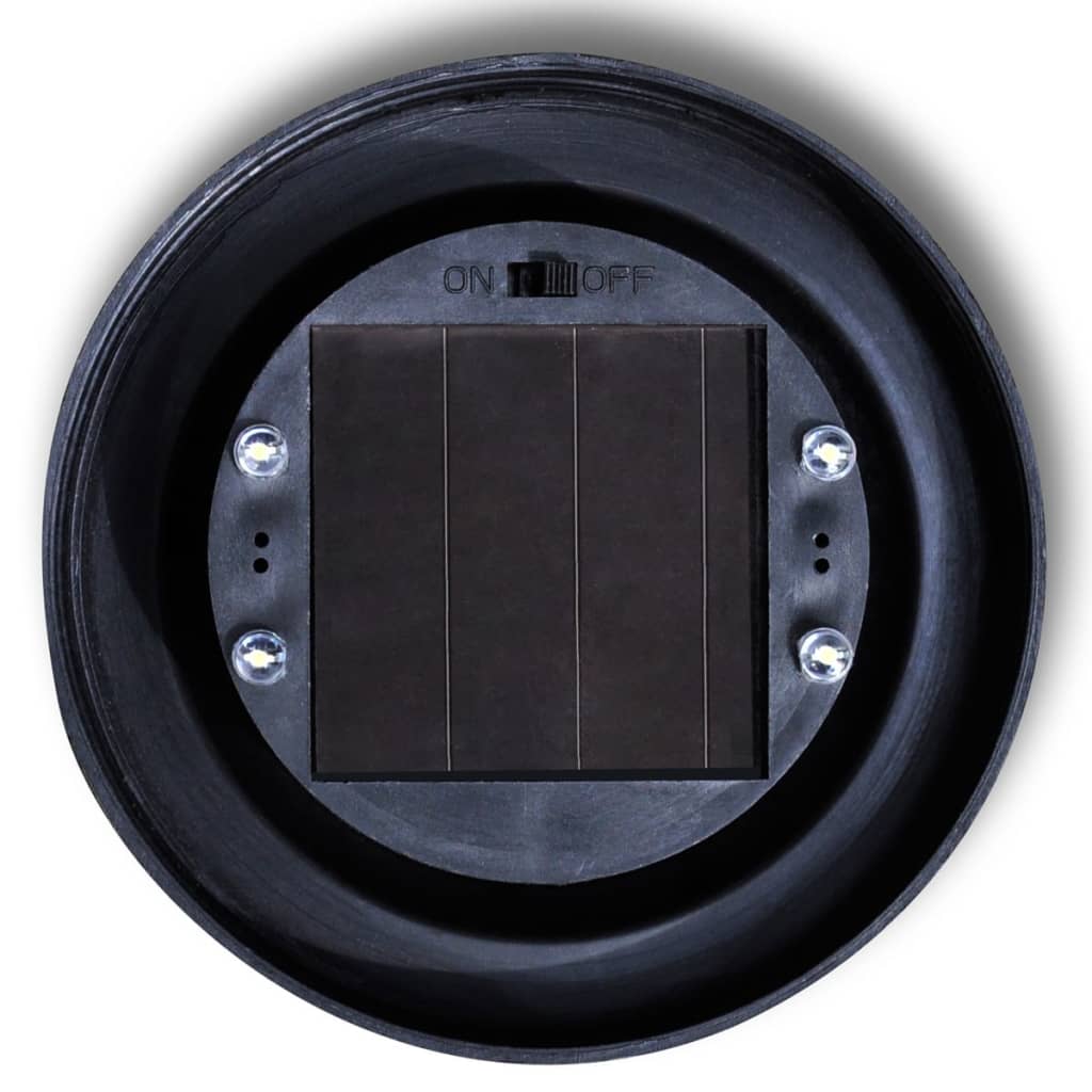 Lampione Solare A Led Da Giardino 3 Pz Con Picchetto