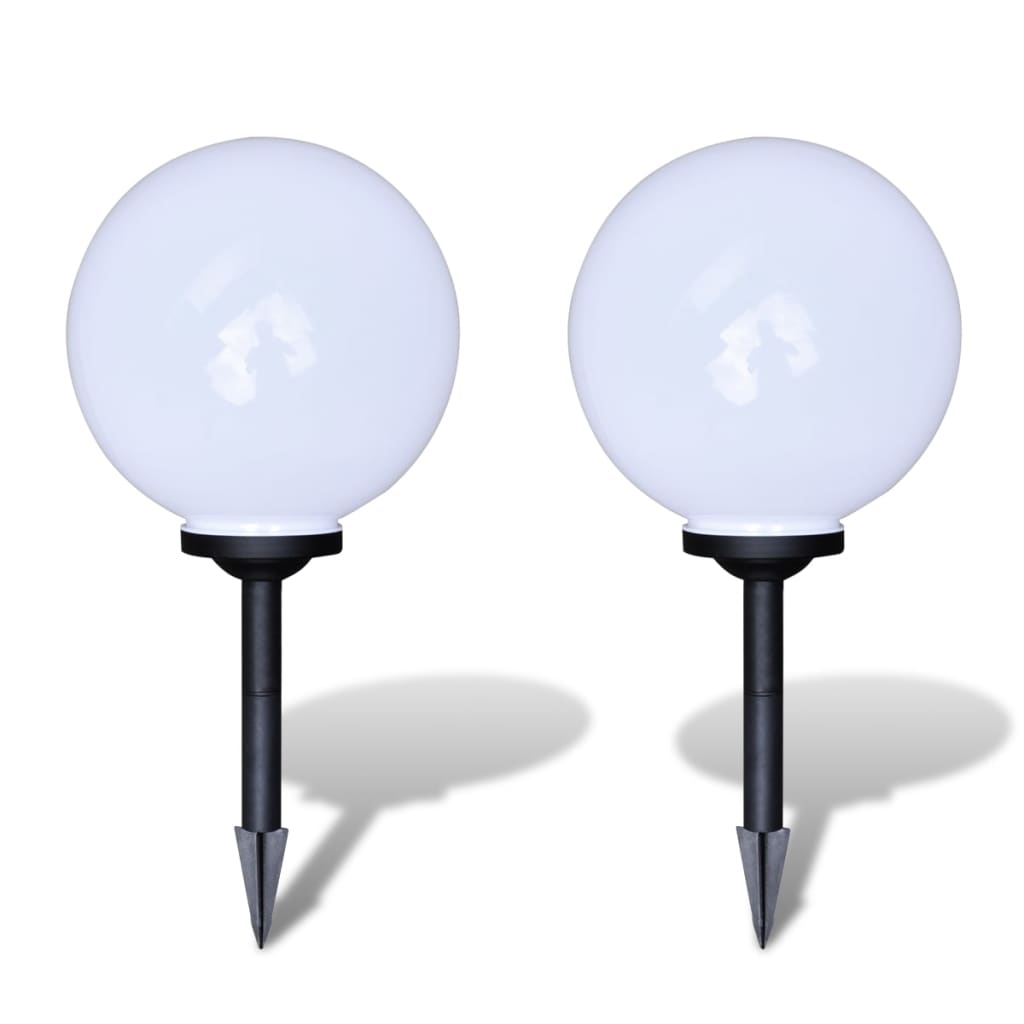 Lampione Solare A Led Da Giardino 2 Pz Con Picchetto