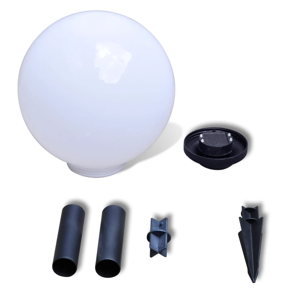 Lampione Solare A Led Da Giardino 2 Pz Con Picchetto