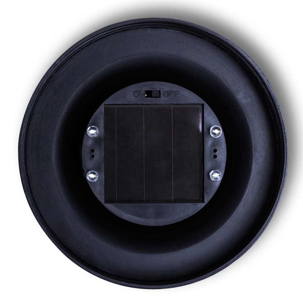 Lampione Solare A Led Da Giardino 2 Pz Con Picchetto