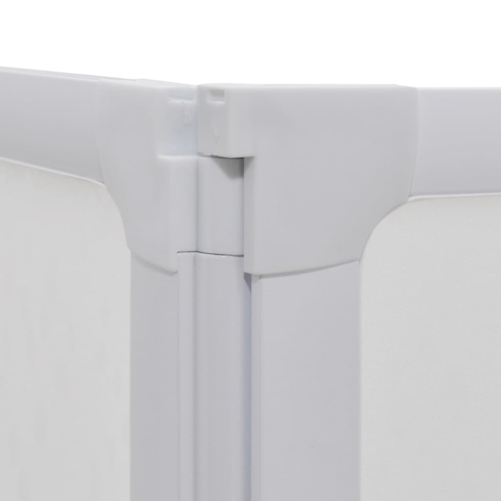 7 Pannelli Pieghevoli Con Porta-Asciugamano 140 X 168 Cm Doccia Bagno