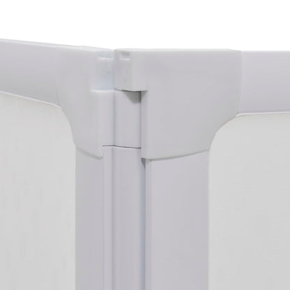 7 Pannelli Pieghevoli Con Porta-Asciugamano 140 X 168 Cm Doccia Bagno