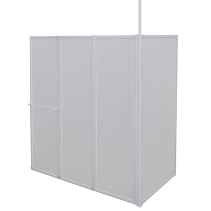 Schermo Box Doccia A L 70 X 120 X 137 Cm 4 Pannelli Pieghevole