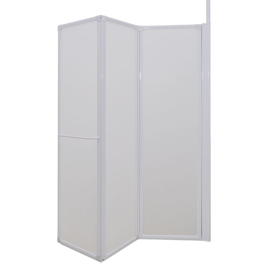 Schermo Box Doccia A L 70 X 120 X 137 Cm 4 Pannelli Pieghevole