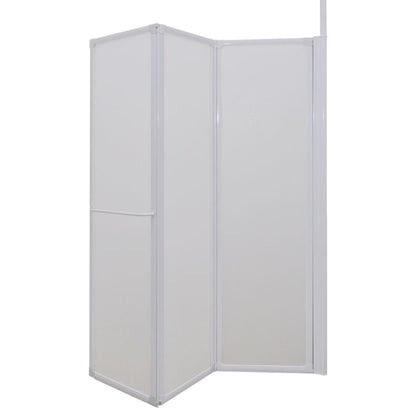 Schermo Box Doccia A L 70 X 120 X 137 Cm 4 Pannelli Pieghevole