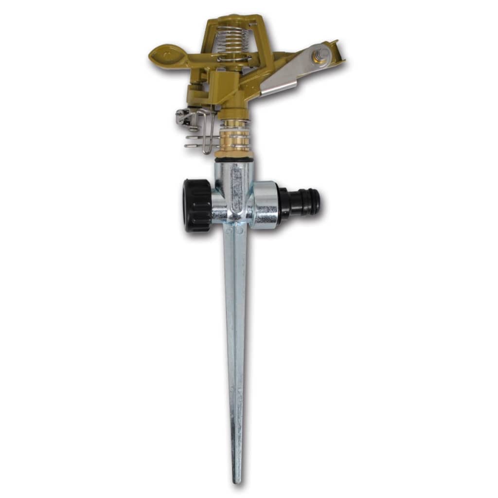 Set 2 Pz Spruzzatore Giardino Innaffiatura Con Picchetto Metallo Zinco