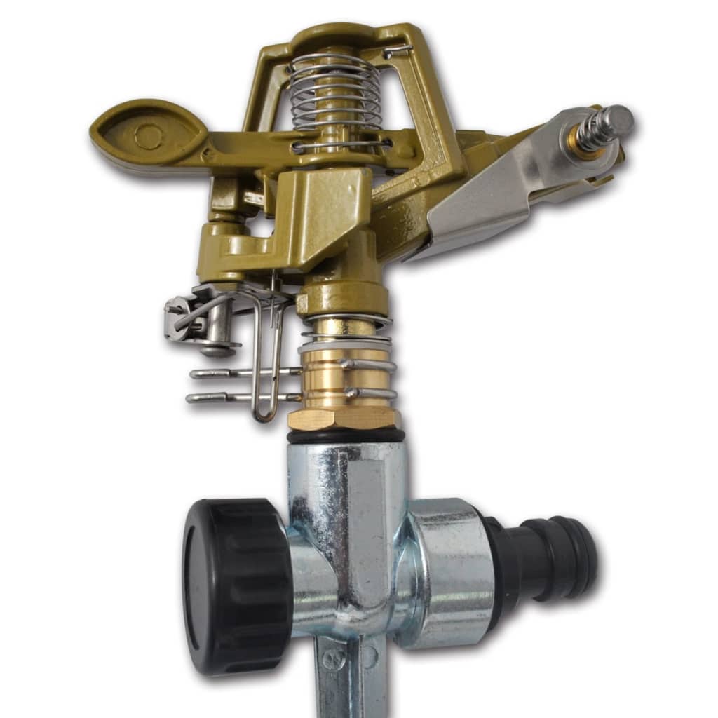 Set 2 Pz Spruzzatore Giardino Innaffiatura Con Picchetto Metallo Zinco