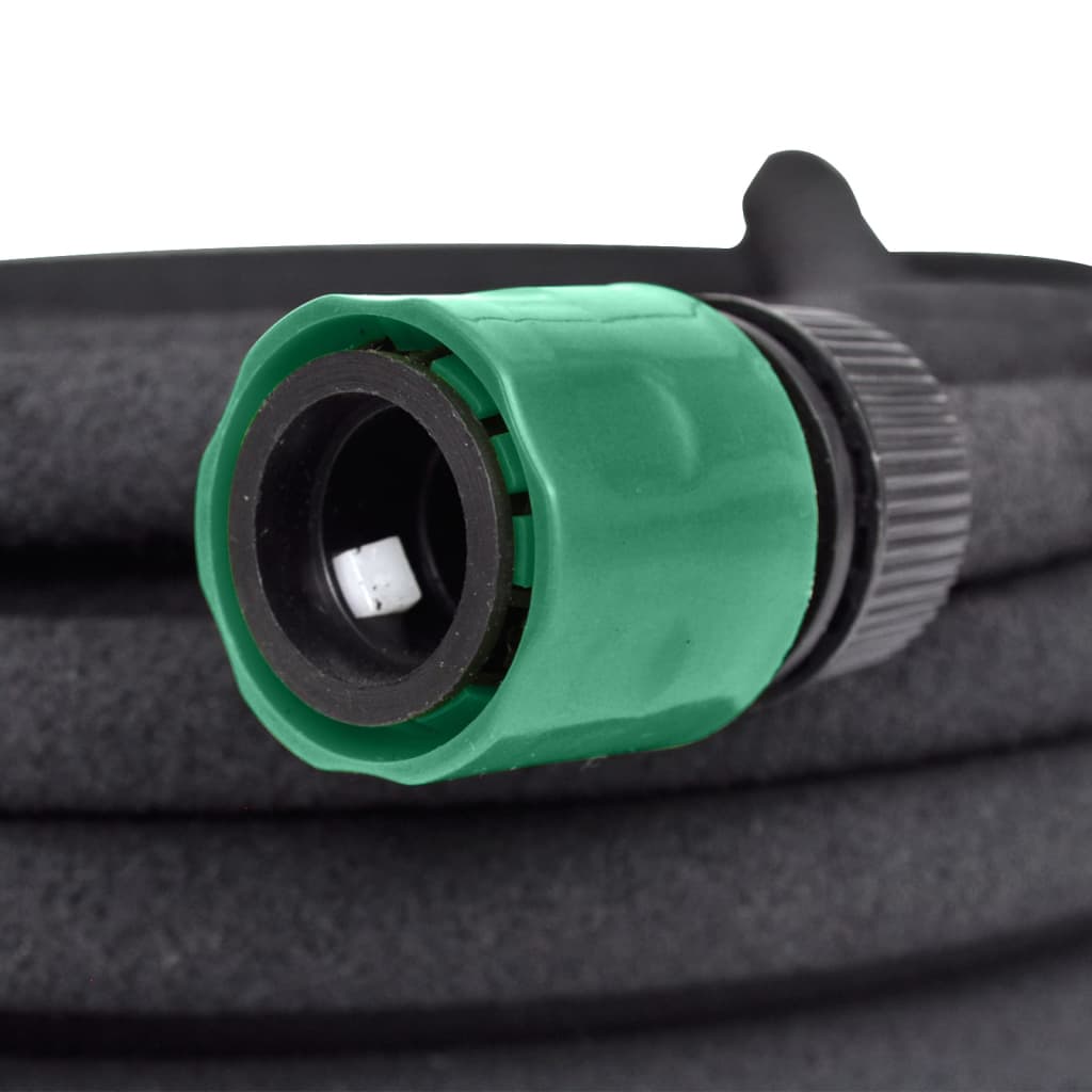 Canna Da Irrigazione Giardino 1/2&quot; Connettore Nero E Verde