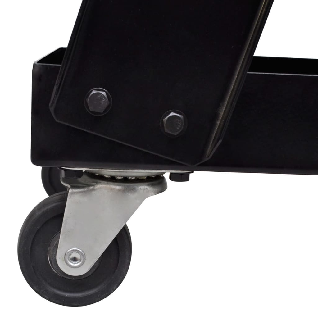Carrello Di Saldatura Nero Con 3 Ripiani Per Officine