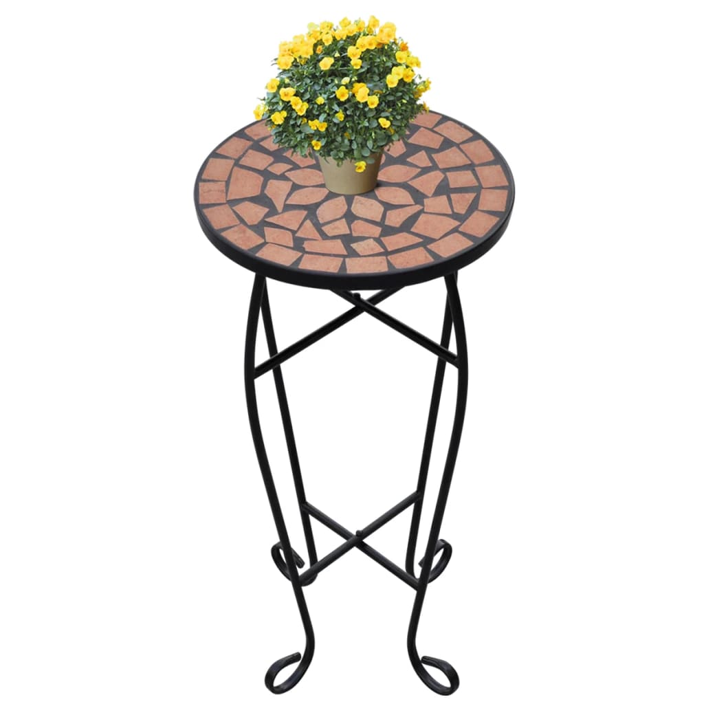 Tavolini Con Mosaico 3 Pz In Ceramica