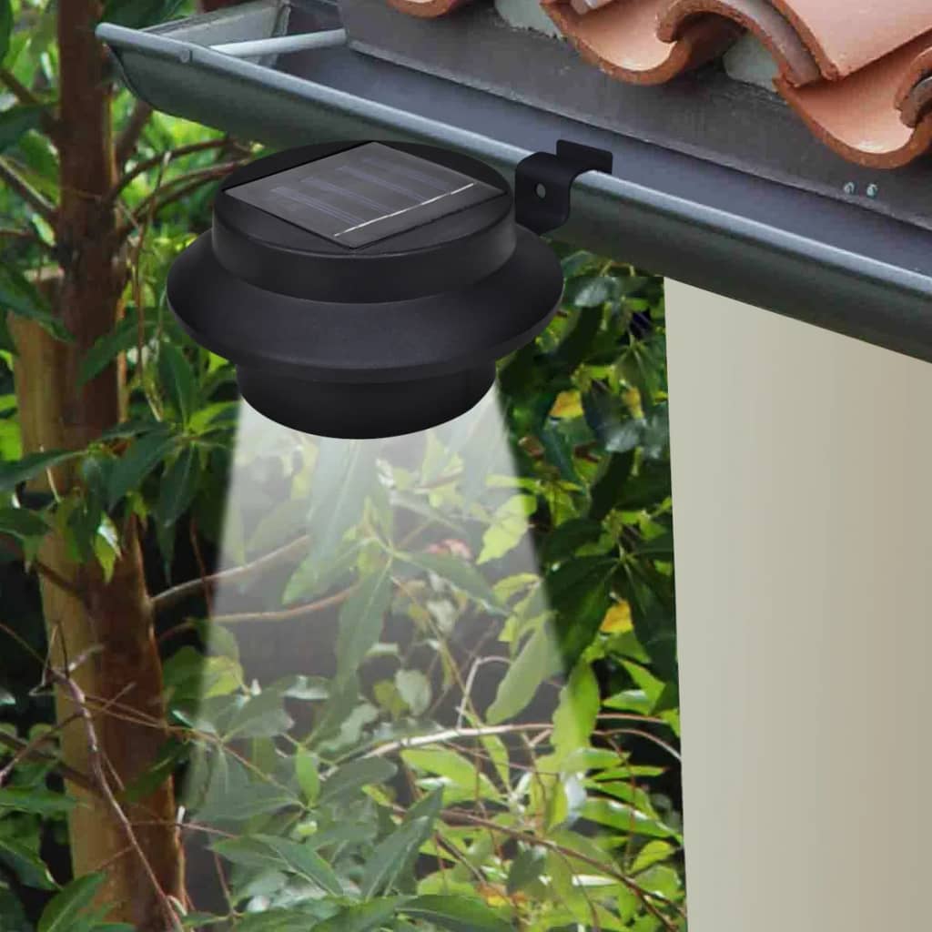 Lampade Solari Da Esterno Per Recinzioni 12 Pz Led