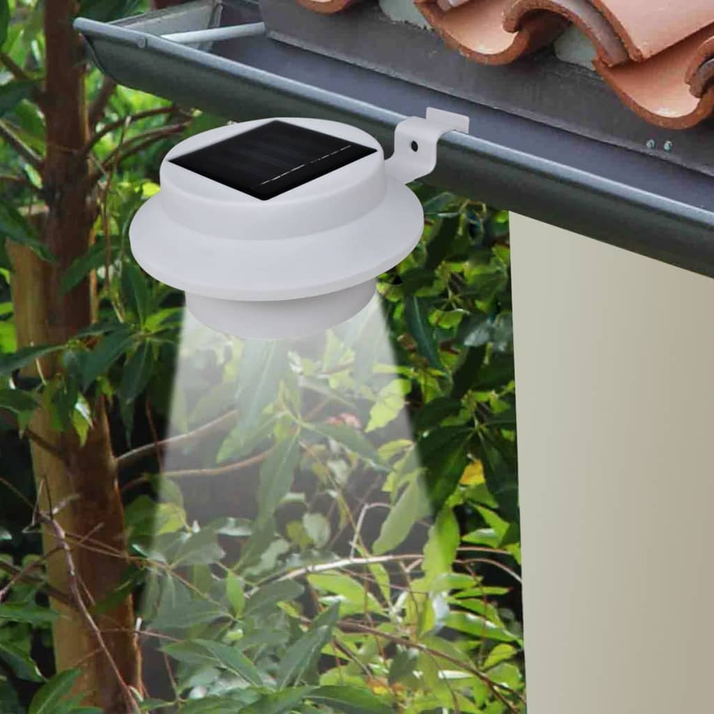 Lampade Solari Da Esterno Per Recinzioni 12 Pz Led