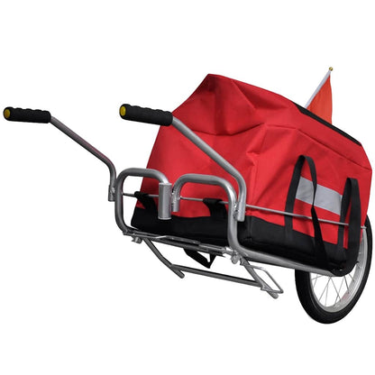 Rimorchio Da Bici Con Una Ruota E Custodia