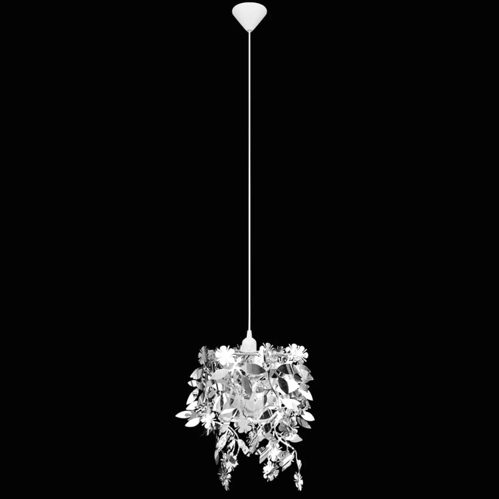 Lampadario Da Soffitto Foglie E Paillette 21,5 X 30 Cm
