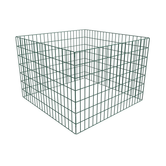 Compostiera Da Giardino Quadrata A Rete 100 X 100 X 70 Cm