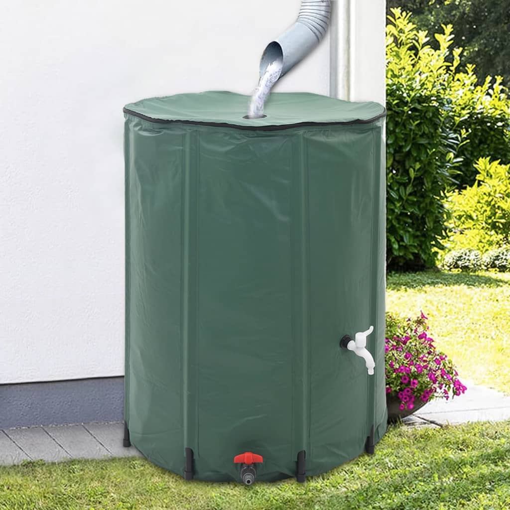 Serbatoio Per Acqua Piovana Pieghevole Con Rubinetto
