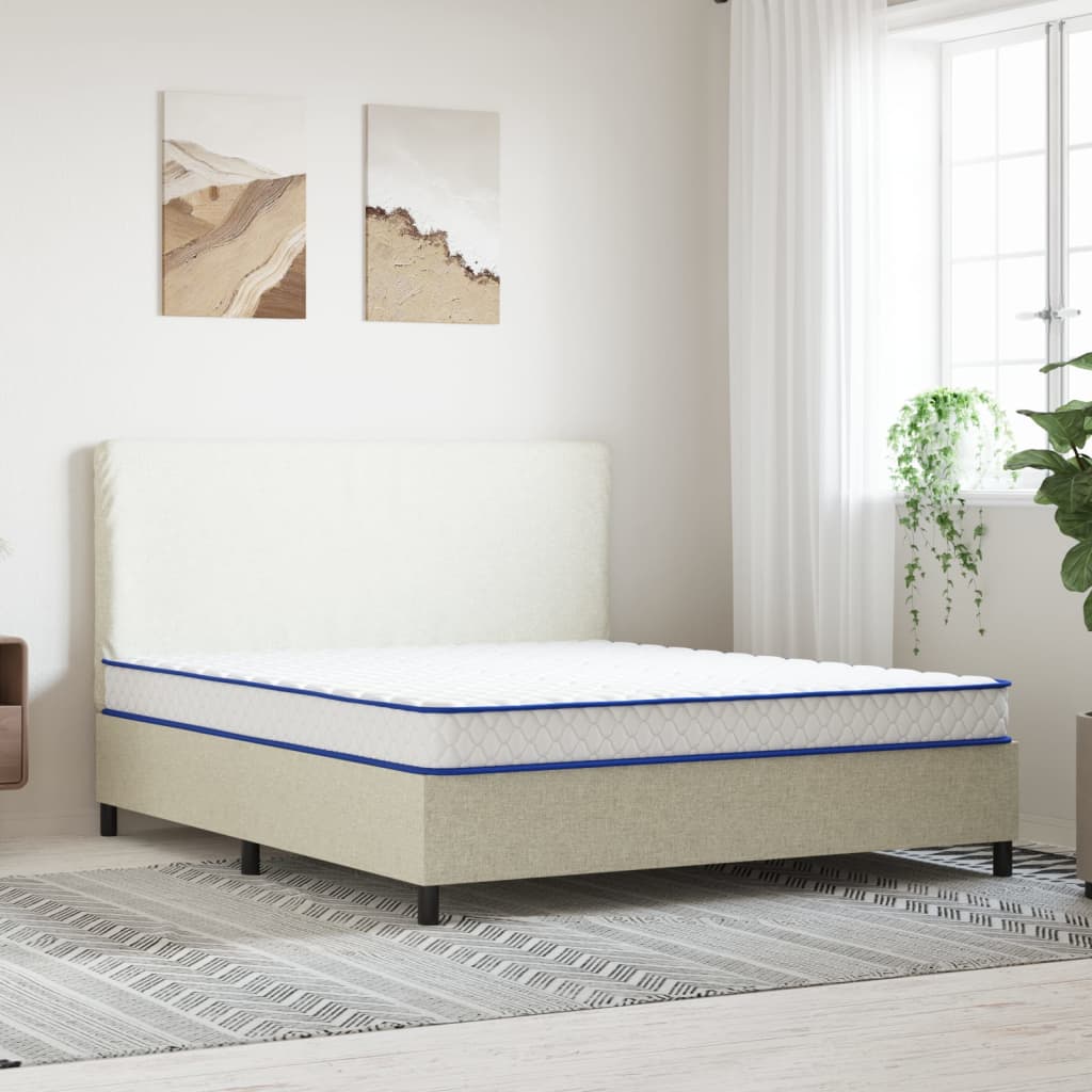 Materasso Viscoelastico Bianco 90X190X17 Cm