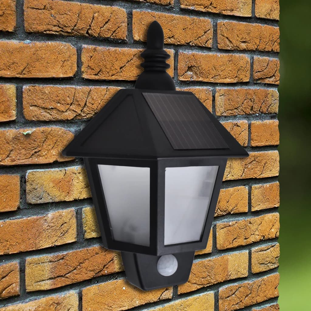 Lampada Solare Da Parete Con Sensore Di Movimento 2 Pz