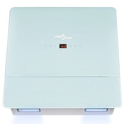Cappa In Vetro Temperato Bianca 600 Mm