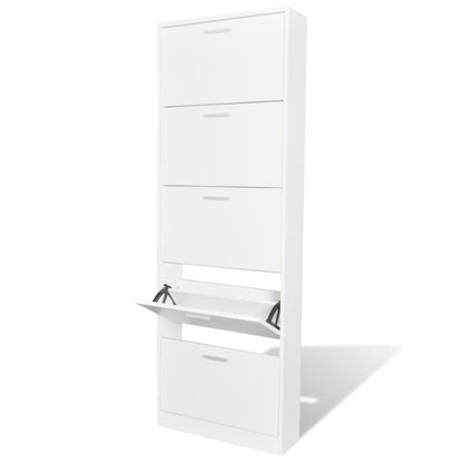 Scarpiera Nera 59X17X In Legno Multistrato