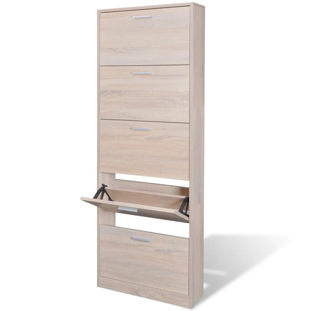 Scarpiera Nera 59X17X In Legno Multistrato