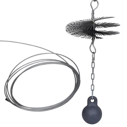 Spazzola Rotonda Per Canna Fumaria Diametro 25 Cm