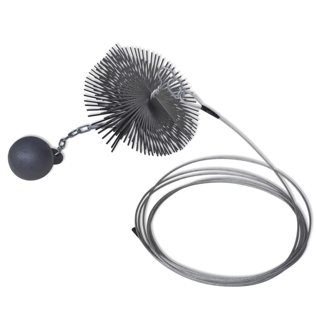 Spazzola Rotonda Per Canna Fumaria Diametro 25 Cm