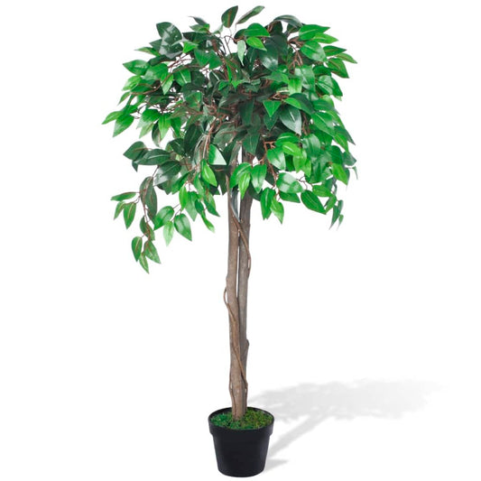 Albero Di Ficus Artificiale Con Vaso